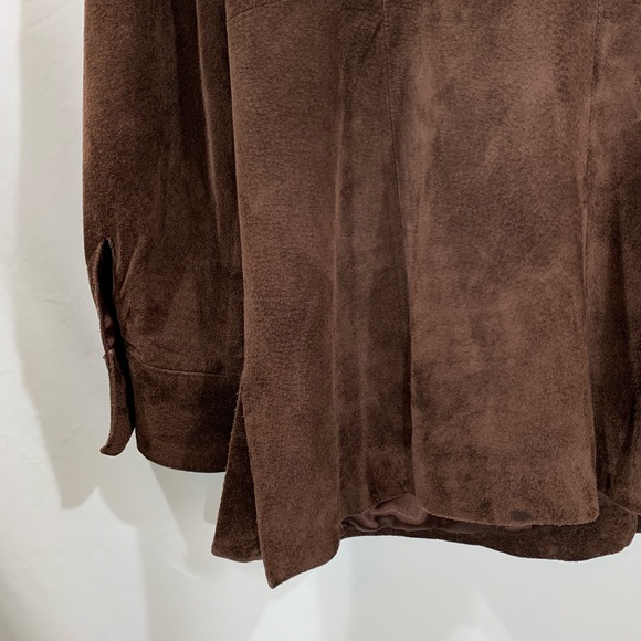 Classiques Entier Suede Chocolate Brown Jacket - Picture 9 of 11